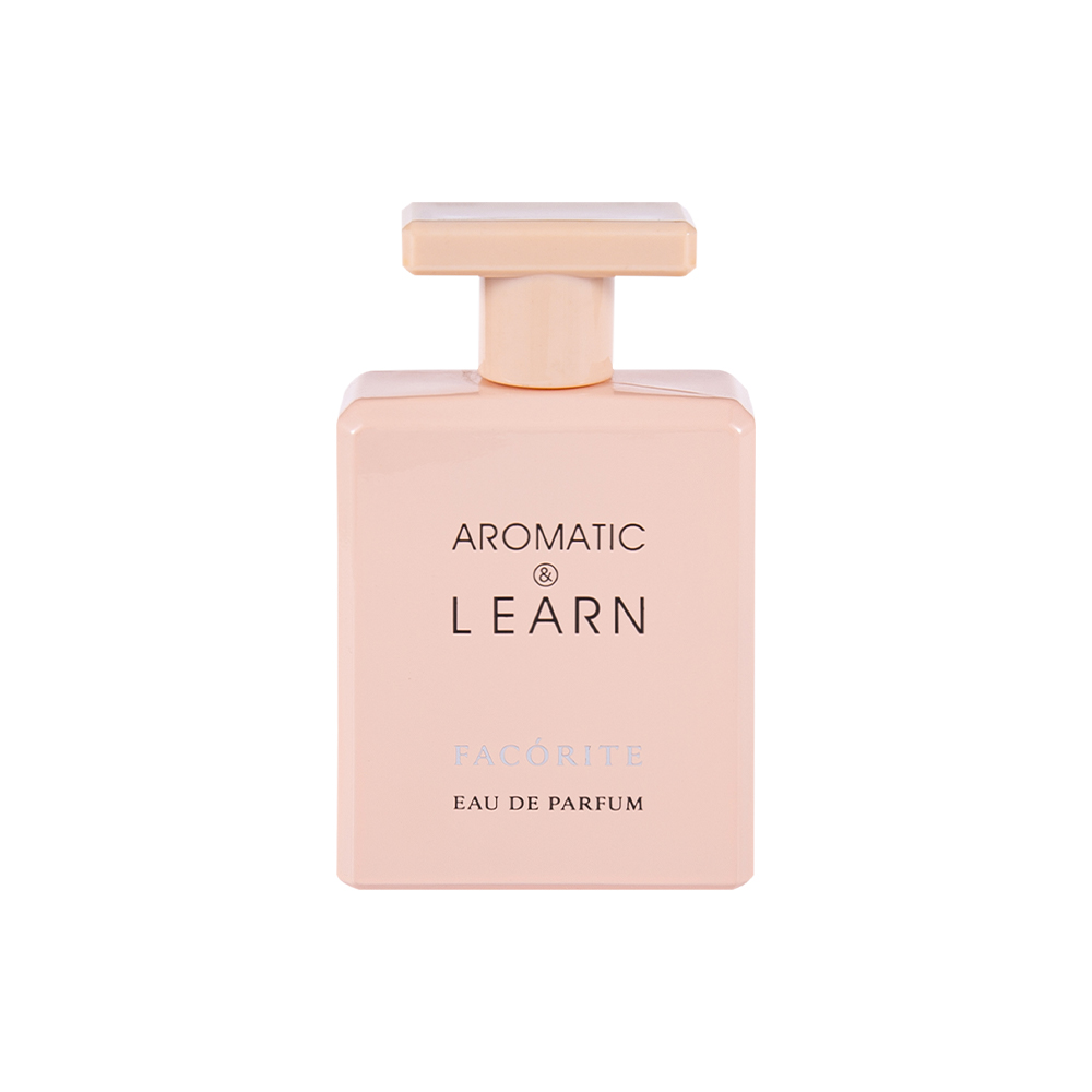 KY1490-WJ2155 50ML Bersalut Botol Minyak Wangi Kaca Segi Empat Bercetak Dengan Penutup Berkilat