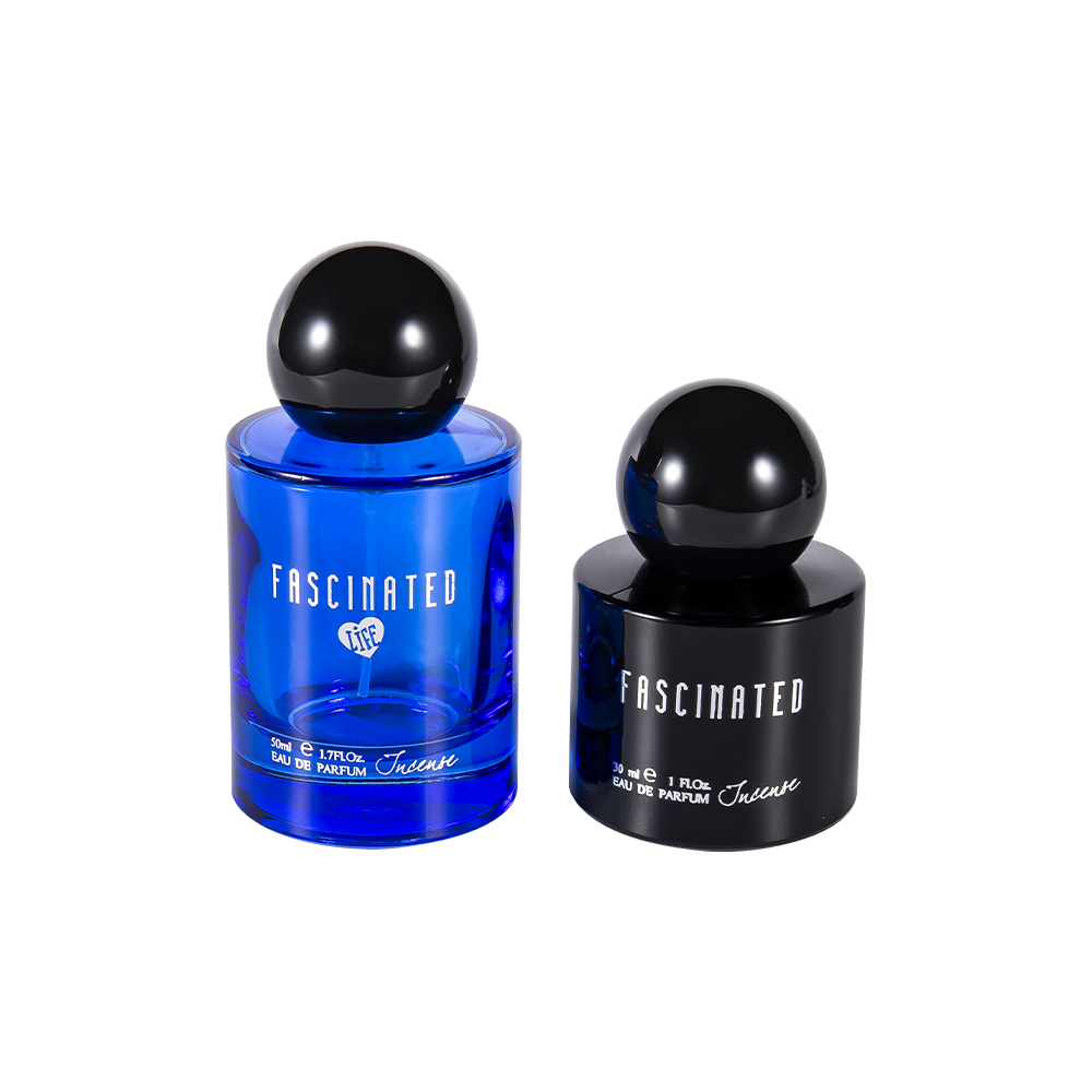 GC4748-WJ2537 30ML Botol Minyak Wangi Kaca Kerajang Emas Bersalut Silinder Dengan Penutup Plastik ABS PP Sfera