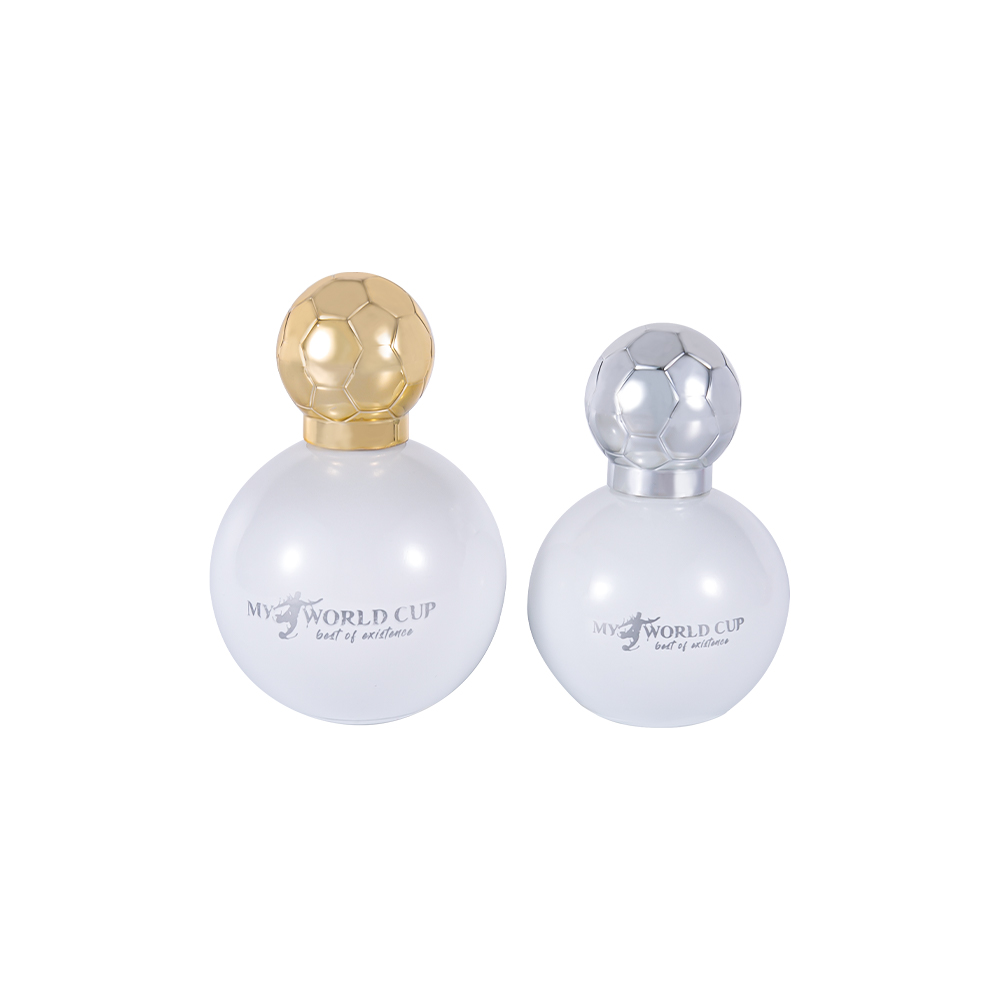 KY337-WJ2530 50ML Botol Minyak Wangi Kaca Bola Sepak Dengan Penutup Bola Sepak