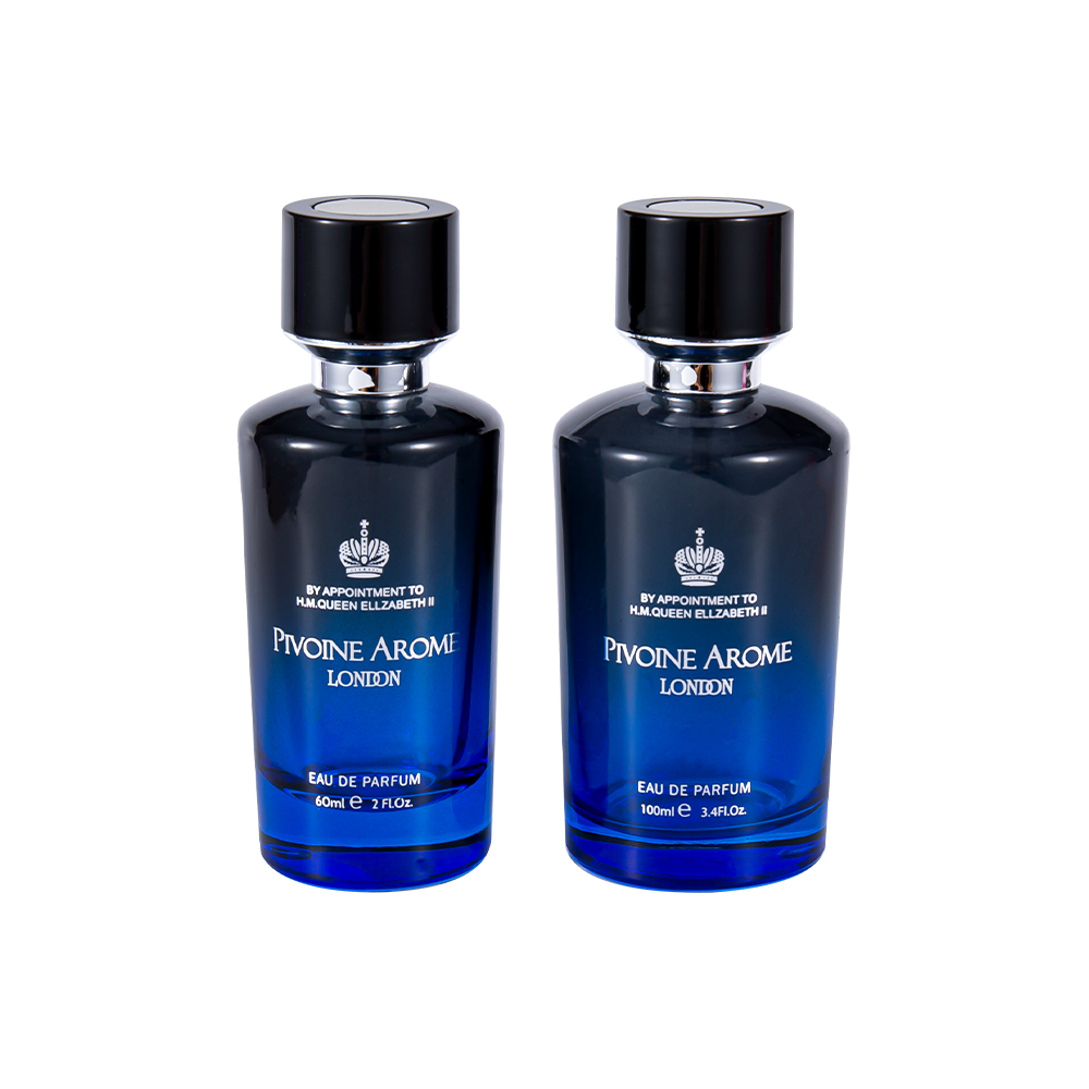 KY1596-WJ2390 100ML Set Botol Minyak Wangi Kaca Berkualiti Tinggi dengan Penutup Minyak Wangi ABS dan PP