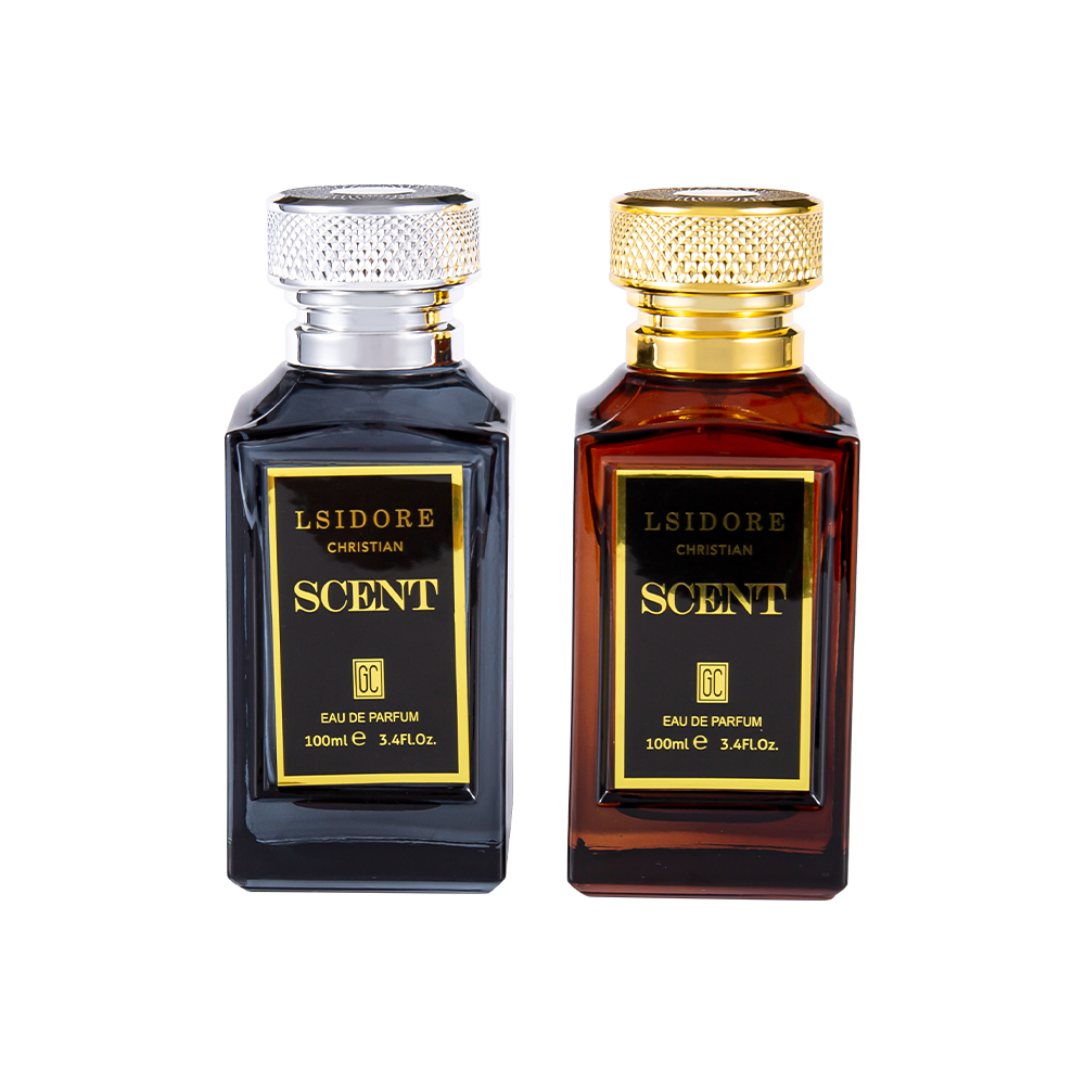 KY1522-WJ2341 100ML Set Botol Minyak Wangi Setem Panas Mewah Dengan Penutup Minyak wangi Unik