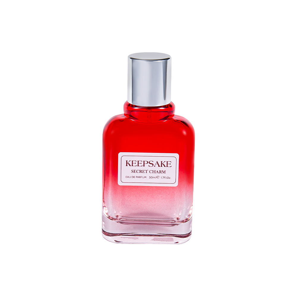 KY861-WJ412 50ML Botol Minyak Wangi Kaca Kosong Jenama Baharu Dengan Penutup Perak Berkilat